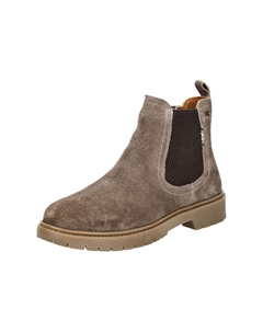 Ботильоны из замши/текстиля, серо-коричневый Camel active