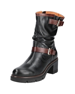 Кожаные ботильоны, цвет Schwarz/schwarz Pikolinos