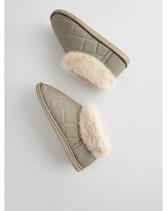 Тапочки Slippers, оливковый Next