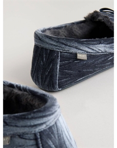 Классические слипоны Mules, морской синий Next