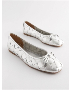 Балетки Ballet Flats Forever Comfort, серебряный Next
