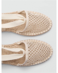 Эспадрильи Espadrilles Alberta, кремовый Mango