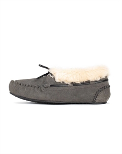 Мокасины Moccasins Chrissy, серый Minnetonka