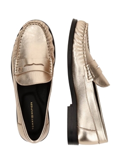 Мокасины Moccasins, золотой Tommy hilfiger
