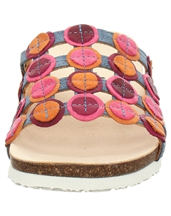 Классические слипоны Mules Julia, темно-синий Think