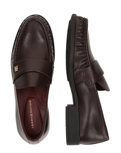 Мокасины Moccasins, бордовый Tommy hilfiger