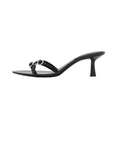 Классические слипоны Mules Monk, черный Mango