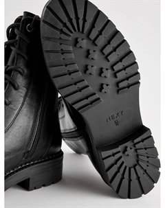 Ботильоны на шнуровке Lace-Up Ankle Boots Signature Comfort, черный Next