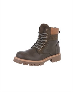 Ботильоны на шнуровке Lace-Up Ankle Boots, оливковый Ital-design