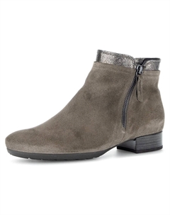 Ботильоны на каблуке Booties, серо-коричневый Gabor