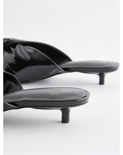 Шлепанцы Mules, черный Next