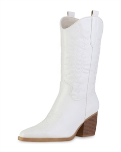 Ковбойские сапоги Cowboy Boots Harper, белый Van hill