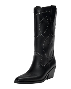 Ковбойские сапоги Cowboy Boots, черный Pull & bear