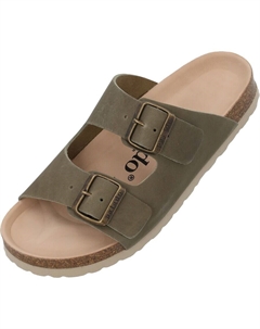 Классические слипоны Mules Korfu, оливковый Palado