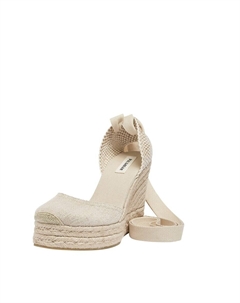 Босоножки на высоком каблуке Sandals, бежевый Pull & bear