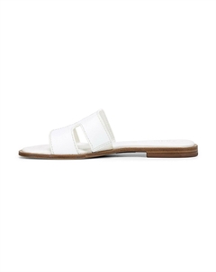 Мюли на плоской подошве SLIDES FAME, цвет white leather Naturalizer
