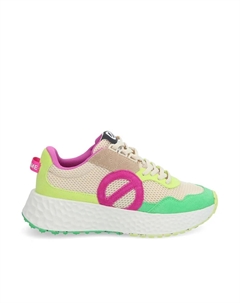 Женские кроссовки из переработанной сетки и замши, мультиколор No name