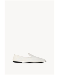 Мокасины Canal из кожи, белый The row