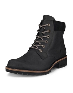 Ботильоны на шнуровке Lace-Up Ankle Boots, черный Ecco