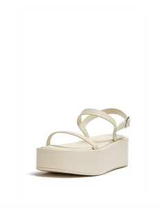 Босоножки на высоком каблуке Sandals, белый Pull & bear