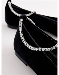 Балетки Ballet Flats Forever Comfort, черный Next