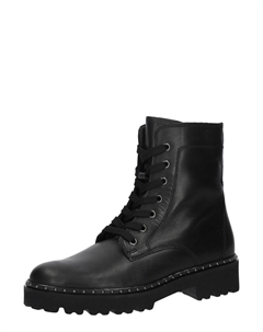 Ботильоны на шнуровке Lace-Up Ankle Boots, черный Gabor