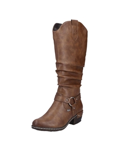 Женские сапоги Ariat в ковбойском стиле высокие, коричневый Rieker