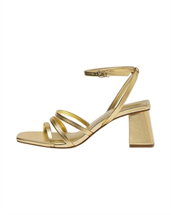 Босоножки на высоком каблуке Sandals, золотой Pull & bear