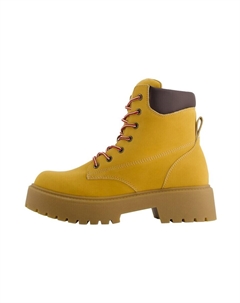 Ботильоны на шнуровке Lace-Up Ankle Boots, кэмел Bershka