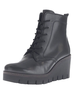 Ботильоны на шнуровке Lace-Up Ankle Boots, черный Gabor