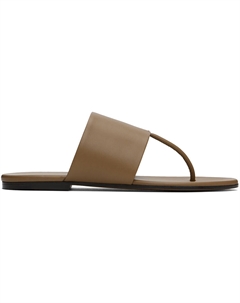 Сандалии цвета загара Signum The row