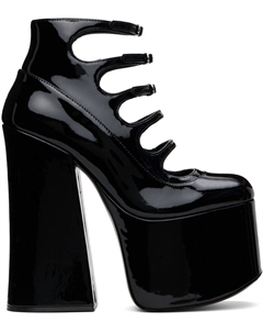 Туфли на каблуках «Кики из лакированной кожи», черный Marc jacobs