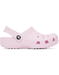 Розовые классические сабо Crocs