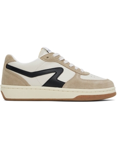 Кроссовки в стиле ретро в серо-коричневых и кремовых тонах Rag & bone