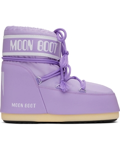 Низкие нейлоновые сапоги Purple Icon Moon boot