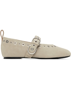 Балетки Мэри Джейн бежевого цвета Spire Rag & bone