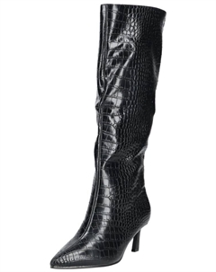 Сапоги Stiefel, цвет Croco Black Steve madden