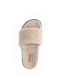 Мюли Fashion Plüschhausschuhe, бежевый Gabor