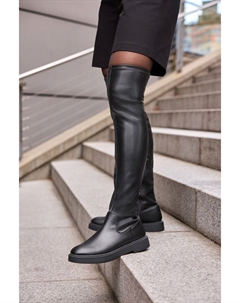 Эластичные ботинки Forever Comfort длиной выше колена, черный Next