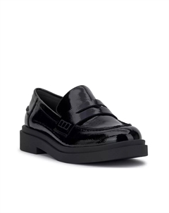 Пенни-лоферы Xuris, черные мятые лакированные туфли Jessica simpson