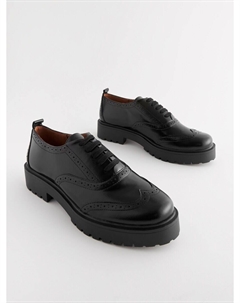 Туфли на шнурках Lace-Up Shoes, черный Next