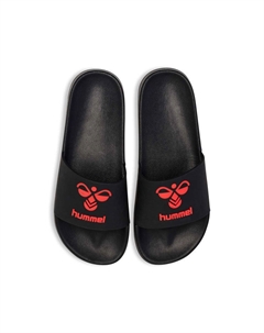 Мюли Badelatschen Hml Erwachsene, цвет BLACK/CHINESE RED Hummel