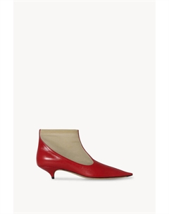 Ботильоны из нейлона и кожи., алый The row