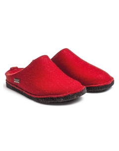 Мюли Hausschuhe Flair Soft Wollfilz, цвет rubin Haflinger