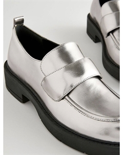 Шлепанцы Classic Flats, серебряный Next