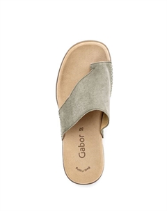 Шлепанцы Fashion Zehentrenner, зеленый Gabor