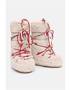 Зимние ботинки MB ICON FAUX FUR BEADS, бежевый Moon boot