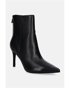 Кожаные ботильоны FEYLY, черный Guess