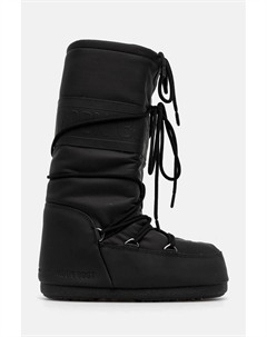 Зимние ботинки MB ICON RUBBER текстильные высокие, черный Moon boot