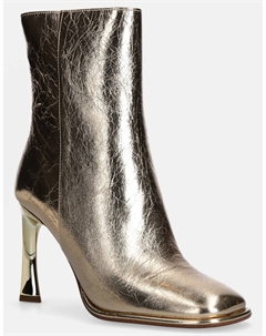 Кожаные ботильоны Kelsea, золотой Michael michael kors